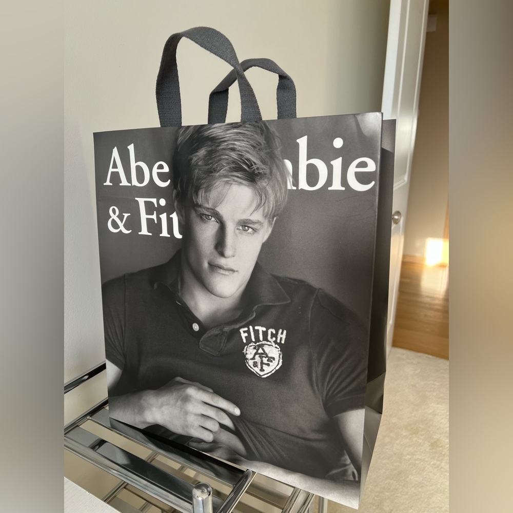 Abercrombie & Fitch Monochrome Shopping Bag